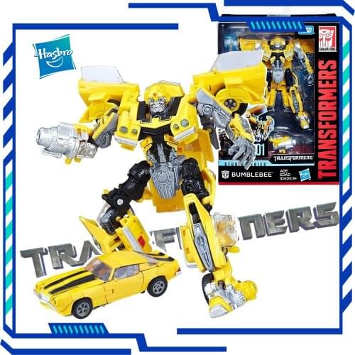Hasbro Transformers Studio Series Deluxe Class Movie 1 SS01 Bumblebee Action Toy Figures Transformation Robot Christmas Gift