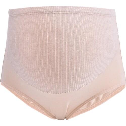 Maternity High Waist Underwear Belly Support Pregnant Underwear Solid Panties Breathable Cotton Pregnant Panties Women Panties