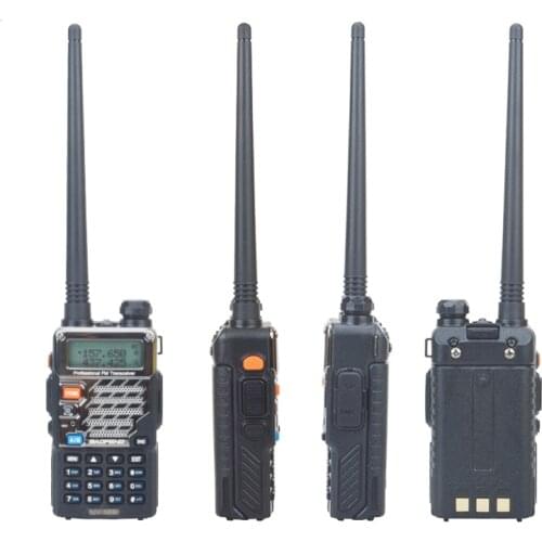 UV-5RB baofeng walkie talkie UHF VHF 400-520MHz 136-174MHz dual band FM portable two way radio with earpiece