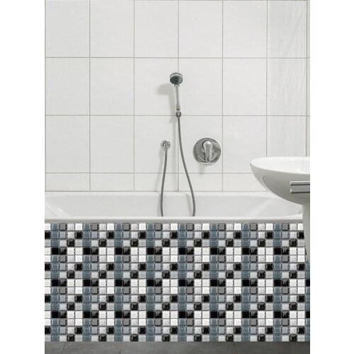 10 Sheets Peel And Stick Tile Backsplash Vinyl 3D Tile Stickers Mosaic Wall Sticker For Kitchen Bathroom Counter Top 10 X 10 Cm