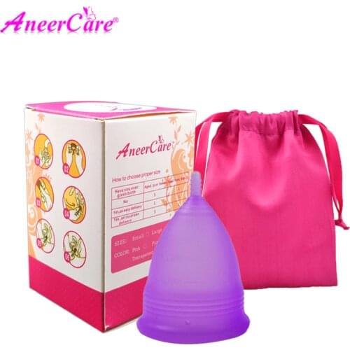 10pcs/lot silicone menstrual cup feminine hygiene lady cup prevent side leakage period cup collector menstrual viginal care
