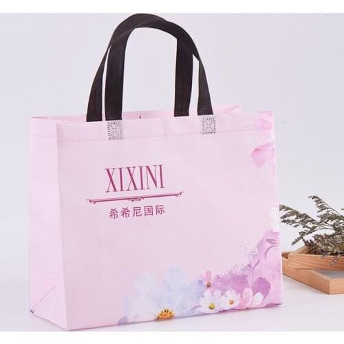 1000pcs/lot custom design reusable shopping bag big non woven tote bag