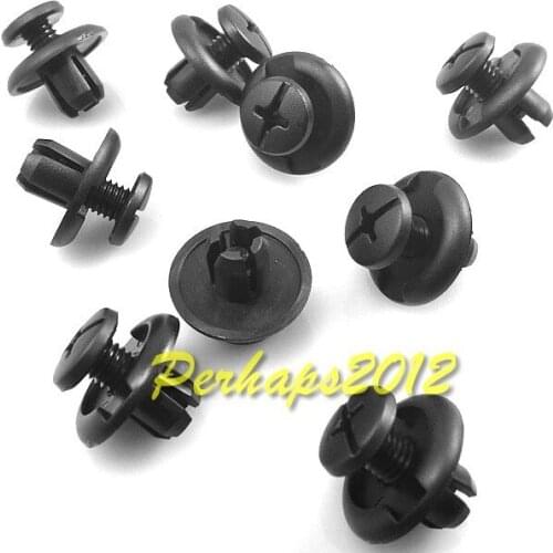 500x Fender Splash Shield OEM Bumper Hood Push Type Nylon Clip 91512-SM4-003