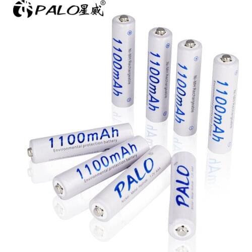 8PCS 1.2V AAA 3A rechargeable battery 1100mAh ni-mh batteries