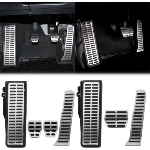 Auto Stainless Steel Pedal Foot Rest for Skoda Octavia A5 for Volkswagen Golf 5 6 Jetta MK5 /6 Passat B6 B7 Scirocco Tiguan 2015