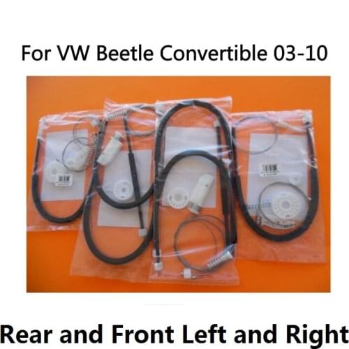 JIERUI CAR PARTS NEW BRAND SET ISO9001 VW BEETLE2003-2010 WINDOW REGULATOR REPAIR KIT FRONTAND REAR -LEFT AND RIGHT