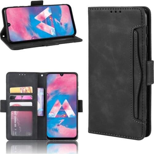 For Samsung Galaxy M21 Case 6.4 inch Multi-function card slot Leather Book Flip Design Wallet Cover for Samsung M21 Case