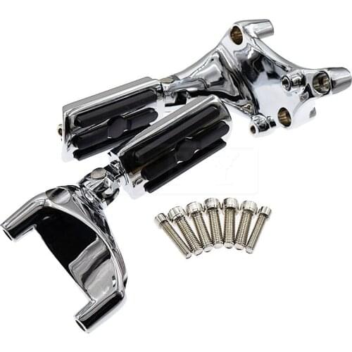 For Harley Sportster Iron 883 XL883N 2014 to 2017 2018 2019 XL883L Motorcycle Rear Passenger Foot Peg Foot Rests With Mount Kits