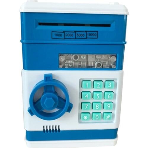 Creative Music Automatic Coin Safes Mini Password Piggy Bank Safe Box Electronic Money Piggy Bank Box Jewelry Case Cipher Box