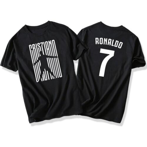 Football Culture Ronaldo Fans T-Shirt NO.7 Cotton TShirts Women Men High Quality Summer Cotton Hip Hop Streetwear Lover Tshirt