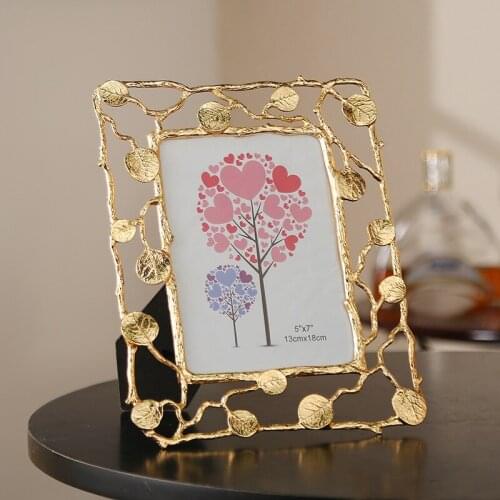6/7/10 Inch Creative Metal Photo Frame Living Room Ornaments