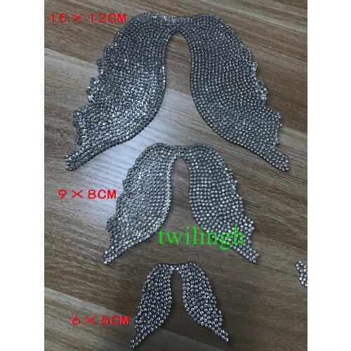 Wing Crystal Children Wings Rhinestone Iron-On Angel Wings for Baby Clothes