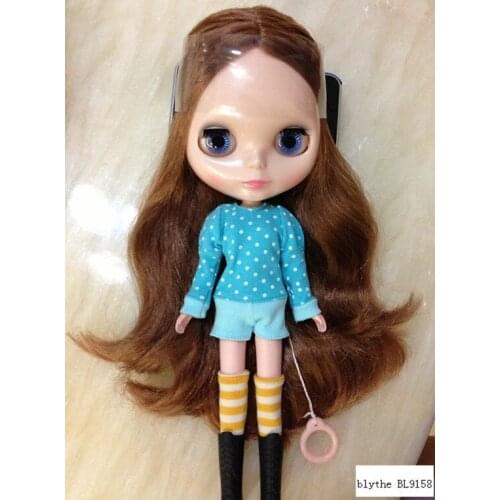 Brown long Hair Nude blyth Doll Factory doll Fashion doll 2016