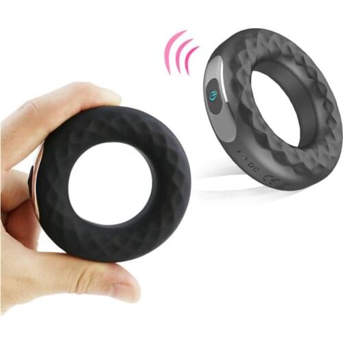 New Silicone Penis Vibrating Ring Clit Sex Toys for Men Delay Ejaculation Erection Cock Lock Rings Penis Long Lasting Vibrators