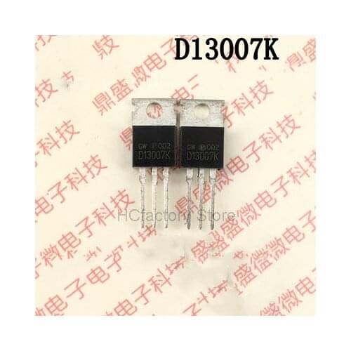 NEW Original 10PCS D13007K D13007 13007 TO-220 Brand switching power supply triode Wholesale one-stop distribution list
