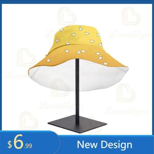 Bucket Hat Summer Cap Japan Anime Kanagawa Harajuku Women Men Cotton Outdoor Wide Brim Hats Caps Girlfriend Gift