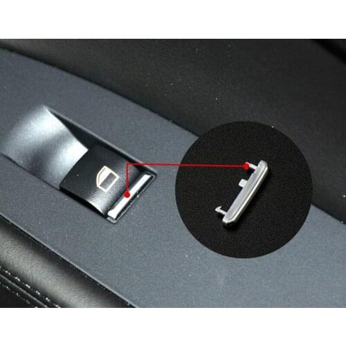 Right Front Door Glass Lift Switch Trim Chrome Line Interior Decorative Strip for BMW 5 Series GT F07 7 Series F01 F02 2009-2015