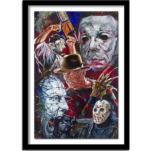 Full,Diamond Embroidery,5D,Diamond Painting Horror saws Kits,Cross Stitch,3D,Diamond ,Needlework,Crafts,Christmas,gifts
