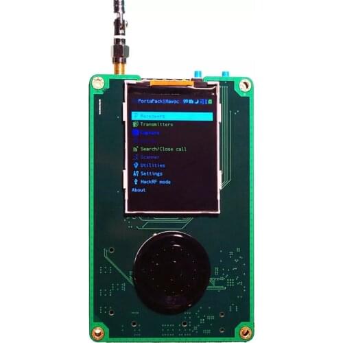 PortaPack H1 For HackRF One 1MHz-6GHz SDR Receiver and Transfer AM FM SSB ADS-B SSTV Ham Radio Transceiver