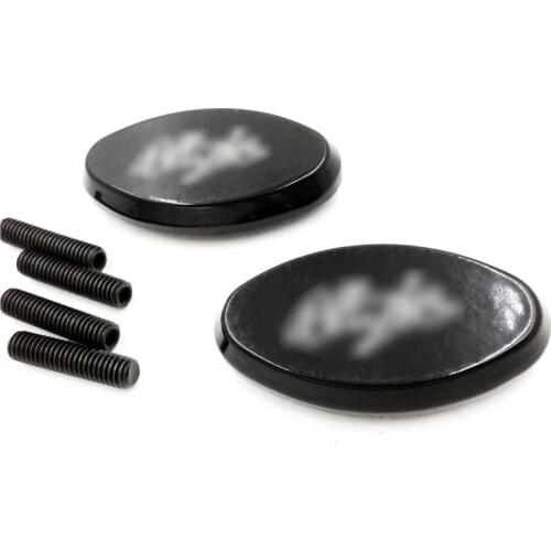 Aftermarket free shipping Mirror Block Off Plates For 2005-2008 Kawasaki Ninja Zx6R Zx6Rr 636 Zx10R Black