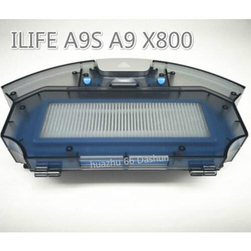 Vacuum Cleaner Dust Box Bin Filter for Ilife A9s A9 X800 Robot Vacuum Cleaner Large Dustbin Filters Replacement