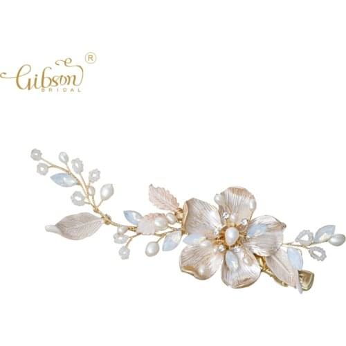 Wedding Hair Piece Freshwater Pearls Hair Clip Bridal Headpiece Hair Accessories Women Ornaments