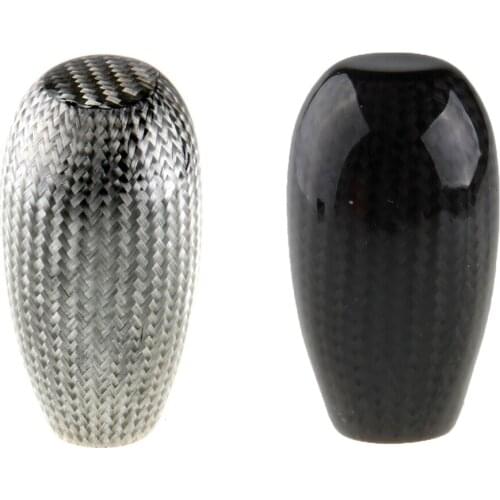 Universal 5/6 Speed Car Gear Shift Knob Black/Silver Car Manual Transmission MT Handbrake Cover Case Gear Stick Gear Lever
