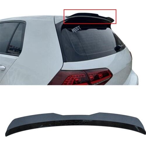 CEYUSOT For Universal Roof Spoiler Wing Golf 6 7 GTI Polo A3 Q5 X5 Hatchback Car Rear Window Black Tail FIN Body Kit Accessories