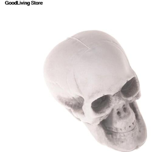 1pc high quality Halloween Decoration Horror skeleton head Mini Skull Plastic Halloween Props Grave Yards Party Accessories