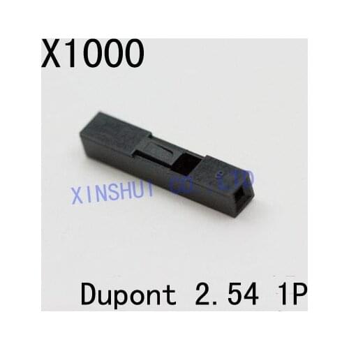 1000pcs 1pin 2.54 dupont connector replace Molex connector