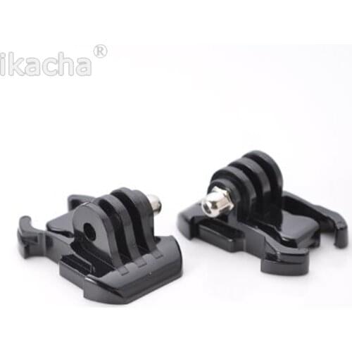 2pcs Quick-Release Buckle Basic Mount Flat Buckle Base Helmet Chest Strap Mount Adapter For Gopro Hero Camera
