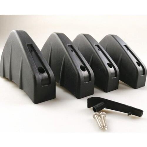 4pcs Universal Car Rear Bumper Casting Shark Spoiler For Mini One Cooper R50 R52 R53 R55 R56 R60 R61 PACEMAN COUNTRYMAN CLUBMAN