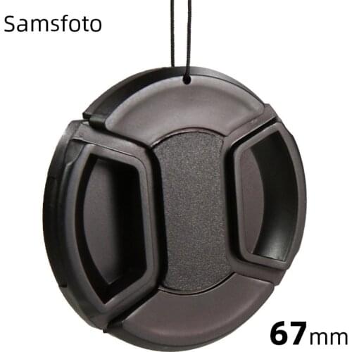 67mm Snap-On Lens Cap for Canon 18-135mm (80D 77D 90D 800D 760D 700D 60D 600D 70D) Nikon 18-105 Lens Kit