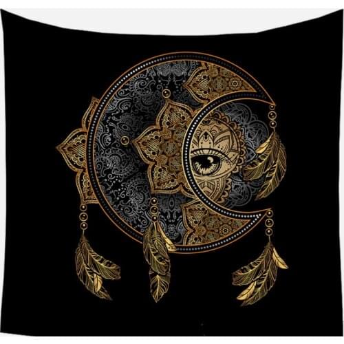 Abstract Form European Medieval Decorative Hanging Cloth Tarot Divination Tapestry Sunglow Beach Towel Artistic Practical Gift