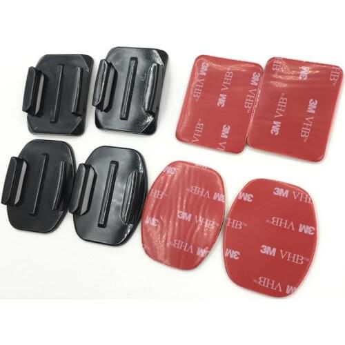 Accessories Sticker Flat Curved Adhesive VHB Mount surfboard surfaced helmets for gopro HD Hero 3+ 4 for Xiaomi Yi For SJCAM