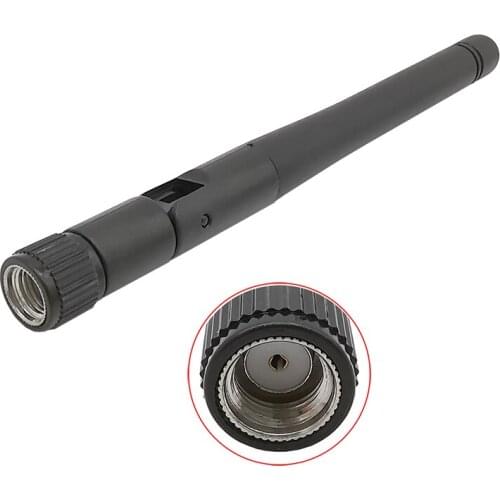 2Pcs RP SMA Male Antenna 3DB 2.4G WiFi Wireless uter Professional Connector Single Receiver Network Card TV Mini 2.4G Antenna