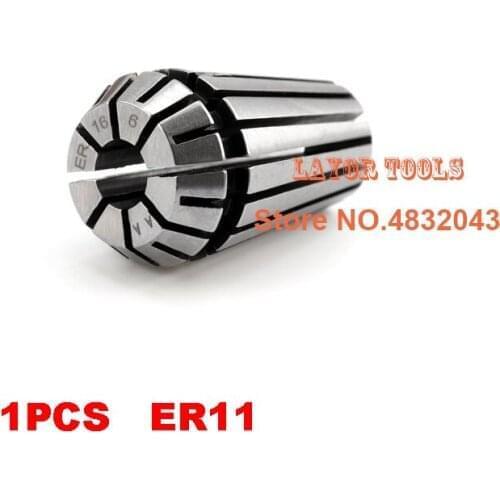 Free Shipping ER11 1 PCS for choose clamp set 1 mm to 7 mm Range for milling CNC engraving machine tool motor axis