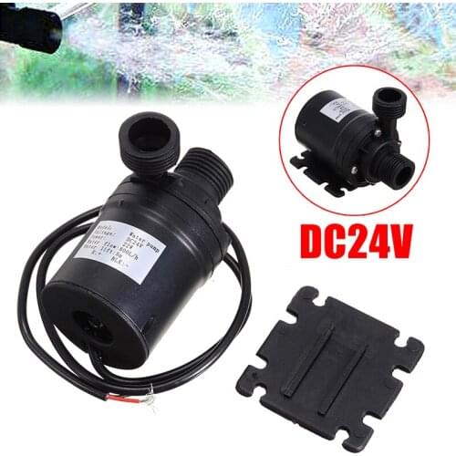 Mini ZYW680 Brushless Water Pump DC 12V-24V Max Flow Rate 800L/H High Efficiency Solar Water Circulation Pump
