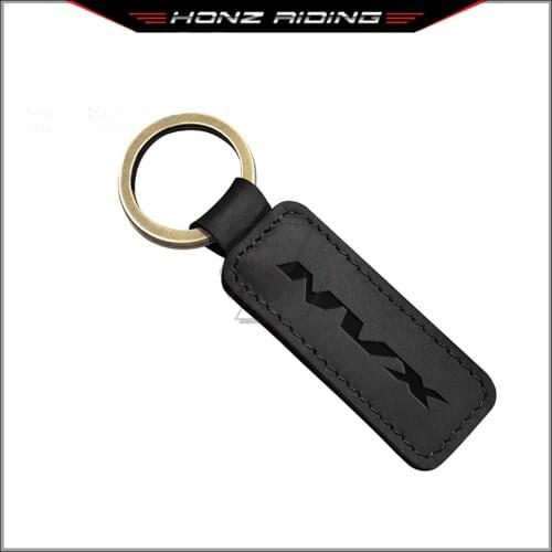 For Yamaha NVX 125 125i 155 Scooter Motorcycle Cowhide Keychain Key Ring