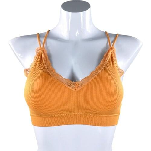 Sexy Rimless Modal Bra Back Style Bra Versatile Underwear New White Orange Gray Black Tube Top