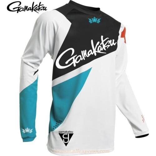 2021 GAMAKATSU Outdoors Fishing Jersey Autumn Fishing Clothes Anti-UV Quick-Dry Clothing Breathable Long Sleeve Fishing Shirt