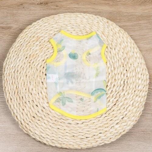 Printed Puppy Dog T-shirt Pet Clothing Summer Sunscreen Vest Cool Breathable Dog Vest for Small and Medium Dogs #7