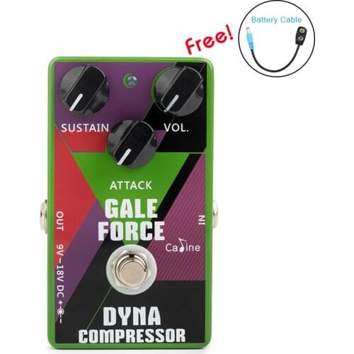2019 New Caline CP-52 Guitar pedal dyna compressor Pedal Attack GALE FORCE Guitar Effect True Bypass design Guitar Pedal