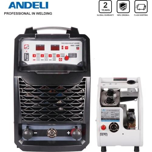 ANDELI Intelligent Three phases MIG-500FP Lasser Inverter Carbon Steel Double pulse Split MIG welder Lasmachine welding machine
