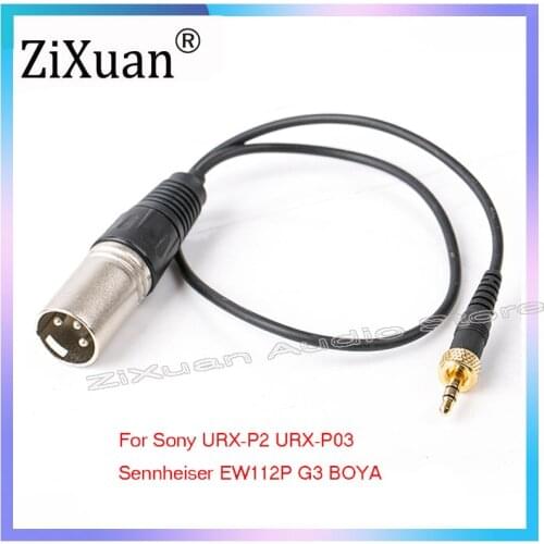 2Pcs Wireless microphone Microfilm Movie TV Camera 3pin cable For SONY URX-P2 URX-P03 UWP D11 D12 V1 for Sennheiser EW112P G3