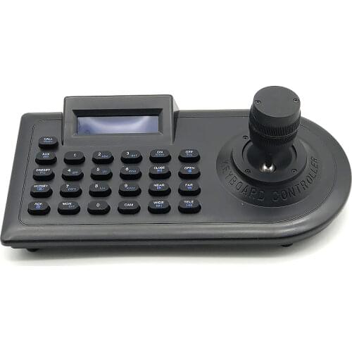 3D PTZ CCTV Keyboard Controller Joystick for RS485 PTZ Speed Dome Camera Bracket Support Pelco-D / P protocol 3 Axis