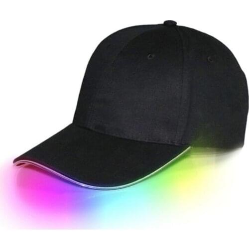 Cool LED Light Up Baseball Caps Glowing Adjustable Hats Perfect for Party Hip-hop Running Baseball Caps 2020