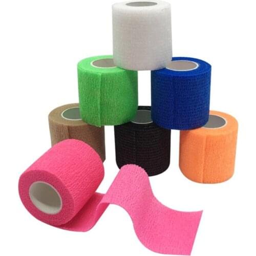 Hot 200pcs/lot Wrap Tape 4.5m Elastoplast For Knee Support Pads Finger Ankle Shoulder Self Adhesive Elastic Bandage