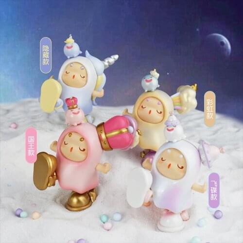 Cute Toy Genuine Wonder World Sleepwalking Series Blind Random box Trend Kid Doll Christmas Gift Computer Desktop Decoration