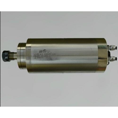 4HP 3kw 24000RPM ER20 water cooling Woodworking AC Spindle motor 105mm 3 bearings 220VAC 12A 400hz CNC Router